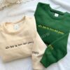 All’s fair in love and poetry TTPD – Embroidered Shirt