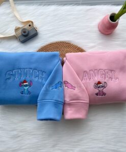 Stitch & Angel – Embroidered Shirt