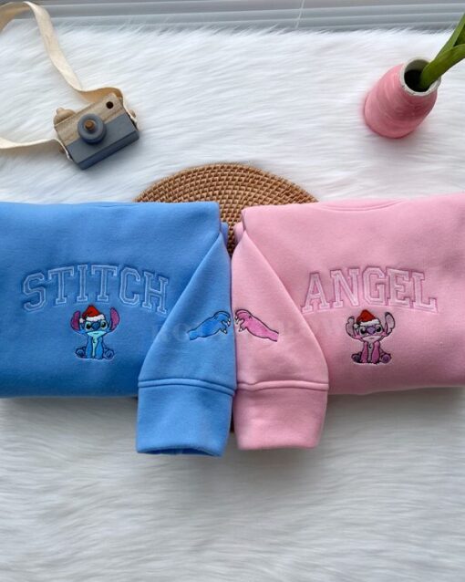 Stitch & Angel – Embroidered Shirt