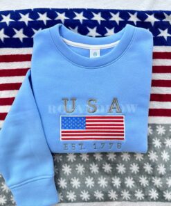 USA Flag – Embroidered Shirt