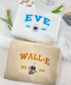 Wall-E & EVE (Ver 2)  – Embroidered Shirt