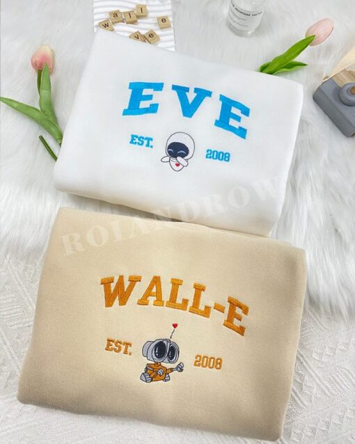 Wall-E & EVE (Ver 2)  – Embroidered Shirt